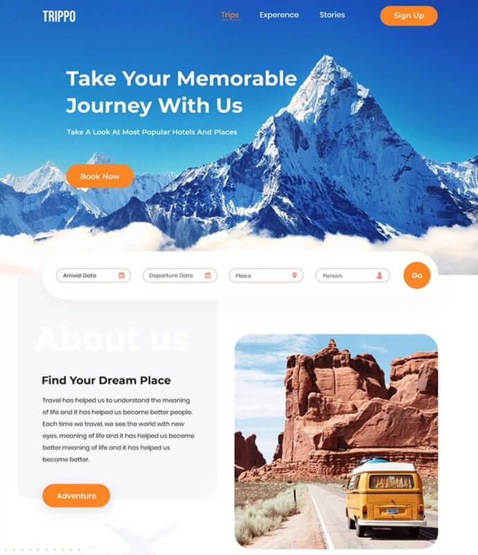 Landing Page Web Design